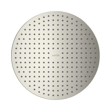 Верхній душ Axor 300 1jet P монтаж зі стелі, Stainless Steel Optic (35302800)
