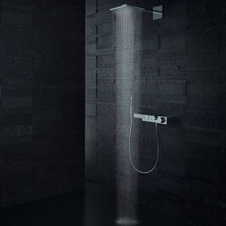 Верхній душ AXOR Showersolutions 240х240 2jet з власником, хром (35310000)