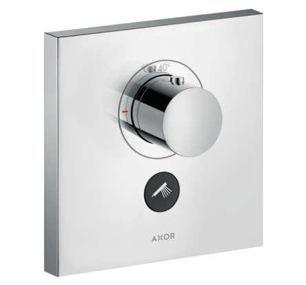 Термостат для душу AXOR Shower Select Highflow square на 1 режим і додатковий вихід, хром (36716000)