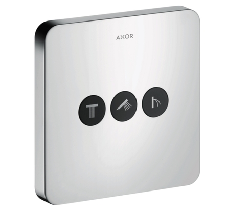 Запірний вентиль AXOR Shower Select Softcube на 3 режиму, хром (36773000)