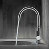 Змішувач для умивальника AXOR Uno 240 з ручкою Loop і донним клапаном, хром (38036000)