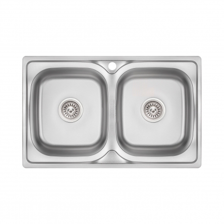 Кухонна мийка Lidz 7948 Micro Decor 0,8 мм (LIDZ7948MDEC08)