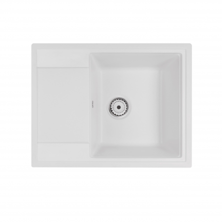 Кухонна мийка Qtap CS 6450 White (QT6450WHI650) - QT6450WHI650