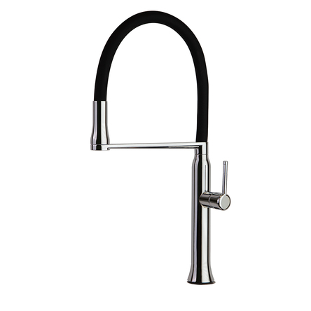 Змішувач для кухнi Ramon Soler KITCHEN з гнучким висувним шлангом, хром (386801MA38E303484)