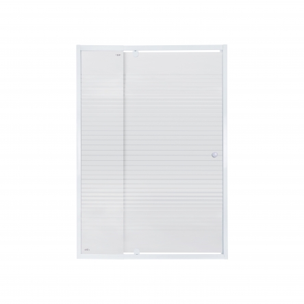 Душові двері в нішу Qtap Pisces WHI2013-14.CP5 130-140x185 см, скло Pattern 5 мм - PISWHI201314CP5