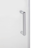 Душові двері в нішу Qtap Taurus CRM2013-14.C6 130-140x185 см, скло Clear 6 мм, покриття CalcLess - TAUCRM201314C6