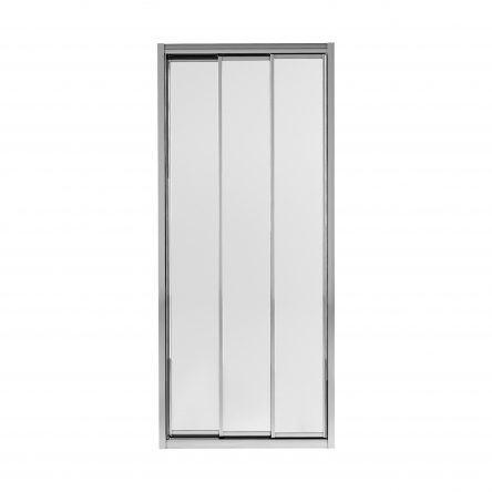 Душові двері в нішу Qtap Uniford CRM207.C4 68-71x185 см, скло Clear 4 мм, покриття CalcLess - UNICRM207C4
