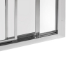 Душові двері в нішу Qtap Uniford CRM207.C4 68-71x185 см, скло Clear 4 мм, покриття CalcLess - UNICRM207C4