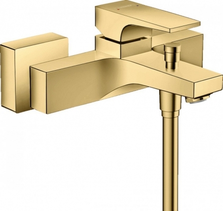Hansgrohe METROPOL змiшувач для ванни, одноважiльний, з ричаговою рукояткою, ВМ, полiроване золото - 32540990