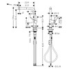 Hansgrohe TALIS M54 змiшувач для кухнi, одноважiльний 270, з витяжним душем, 1jet, чорний мат - 72808670