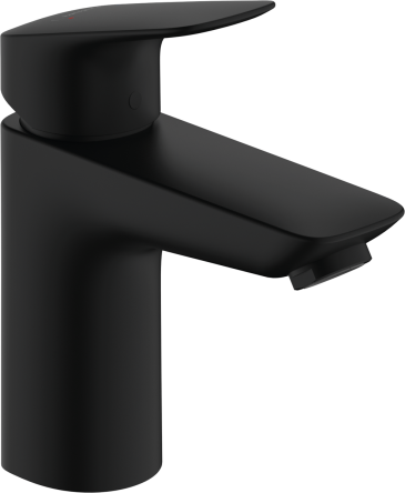 Hansgrohe LOGIS смеситель для умывальника 100, однорычажный, цвет черный матовый - 71100670