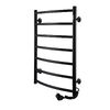 Рушникосушарка Unio LD ER 700-500-7 BLK Драбинка Дуга електро чорна