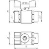 Quality Professional Кран кульовий прямий Q PROFESSIONAL 1? ЗВ КБ PN40 QP152