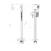 Змішувач для ванни Topaz BARTS TB 07113-H36