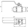 Quality Professional Кран кульовий прямий Q PROFESSIONAL 1/2? ЗВ КР PN40 QP152