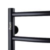 Рушникосушарка Unio LD W 700-500-7 BLK Драбинка Дуга вода чорна