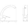 Змішувач для кухні DOMINO ELLIPSE DCC-203S