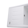 Гранітна мийка Globus Lux LUGANO білий 780х435мм-А0007