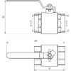 Quality Professional Кран кульовий прямий Q PROFESSIONAL 1 1/2? ВВ КР PN40 QP151
