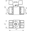 Quality Professional Кран кульовий прямий Q PROFESSIONAL 3/4? ВВ КБ PN40 QP151