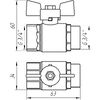Quality Professional Кран кульовий прямий Q PROFESSIONAL 3/4? ЗВ ЖБ PN40 QP152