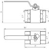 Quality Professional Кран кульовий прямий Q PROFESSIONAL 1? ВВ КР PN40 QP151