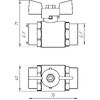Quality Professional Кран кульовий прямий Q PROFESSIONAL 1? ЗЗ КБ PN40 Q153