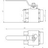 Quality Professional Кран кульовий прямий Q PROFESSIONAL 2? ЗВ КР PN40 QP152