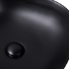 Раковина-чаша Qtap Kolibri 410x410x150 Matt black з донним клапаном QT10112144MBMB - QT10112144MBMB