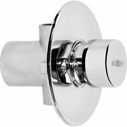 Змивний пристрій для пісуара Nofer 6/LM NORMAL PUSH, хром (07570.N)