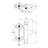Змішувач термостатичний для ванни Qtap Inspai-Therm CRMT300800 - QTINSCRMT300800