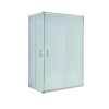 Душова кабіна Qtap Wawel 100x80 см прямокутна, скло 5 мм + душова система