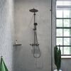 Полиця кутова Hansgrohe AddStoris, 14,8 х14, 8x30, 5см, Brushed Black (41741340)