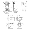 Набір інсталяція 4 в 1 Grohe Rapid SL 38772001 + унітаз з сидінням Qtap Presto QT24332615EW