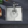 Кухонна мийка Hansgrohe S71 S719-U450 під стільницю 450х440, stainless steel (43426800)