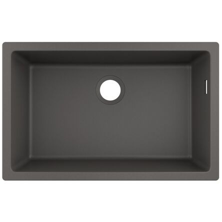 Кухонна мийка Hansgrohe S510-U660 під стільницю 710х450, Stonegrey (43432290)