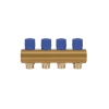 Колектор Icma з регулювальними вентилями 1" 4 виходи №1105 (Blue) - 871105PJ0512