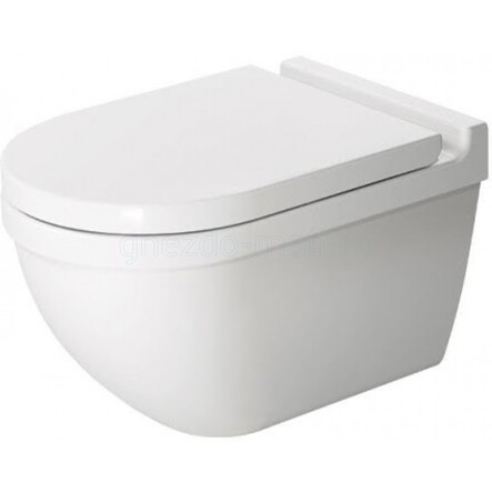 Унітаз підвісний Duravit Rimless Starck 3 з кришкою SoftClose (45270900A1)