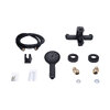 Змішувач для ванни Lidz Latwa 006 (з душовим гарнітуром) (k35) LDLAT006BLA45419 Black