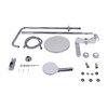 Душова система універсальна Qtap Jay на три споживача (з виливом) QTJAY111CRW45555 Chrome/White