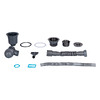 Мийка для кухні інтегрована Lidz Handmade H6350BR крило праворуч (LDH6350BRPVD45590) Brushed Black PVD 3,0/1,0 мм