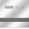 Дзеркало Qtap Mideya 1000х700 з LED-підсвічуванням Touch, з антизапотіванням, з годинником, димером, рег. яскравості QT2078NCF10070W