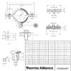 Хомут Thermo Alliance Standart 11/2" з чорною гумою (D47-51 мм) SD10040B