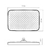 Лійка для верхнього душу Qtap Hlavova 330x220 мм прямокутна QTHLA107CRM45944 Chrome