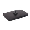 Лійка для верхнього душу Qtap Hlavova 330х220 мм прямокутна QTHLA107BLM45945 Black Matt