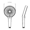 Лійка для ручного душу Qtap Rucni D 130 мм округла QTRUC125BLM45953 Black Matt