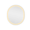 Дзеркало Qtap Gemini 800х700 з LED-підсвічуванням Touch, з антизапотіванням, з димером, рег. темп. кольору (3000-6500K) Reverse QT2578R8071W