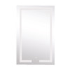 Дзеркало Lidz Kubis 800х500 з LED-підсвічуванням Touch, з антизапотіванням, з димером, рег. яскравості LD78LF9365080