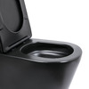 Унітаз підлоговий Qtap Scorpio Ultra Quiet безобідковий з сидінням Soft-close MATT BLACK QT14226088AMB