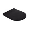 Унітаз підлоговий Qtap Scorpio Ultra Quiet безобідковий з сидінням Soft-close MATT BLACK QT14226088AMB